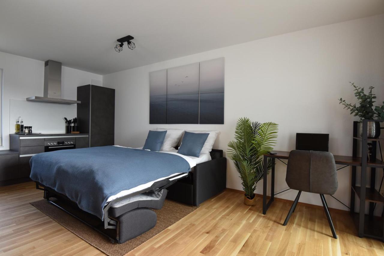Inhomevision Neubau, Design, Balkon, Barrierefrei, Wlan Markgröningen Kültér fotó